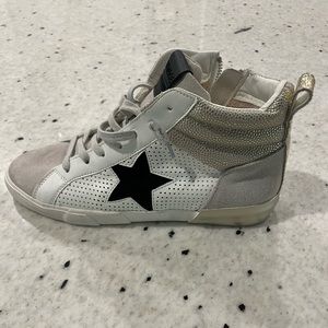 Vintage Havana Sneakers: Lester White/Gold